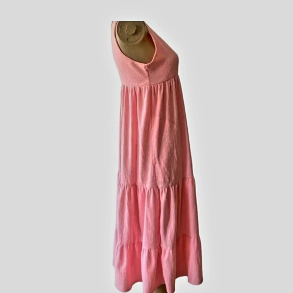 NWOT Free People Beach Peach Boho Tiered Sleeveless Maxi Sundress, Size XL - Picture 2 of 4